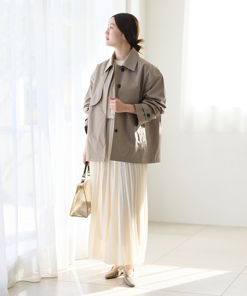 IENA（イエナ）の「シングルトレンチショートコート（トレンチコート・レディース・アイボリー/ベージュ系その他・FREE）」の21枚目の写真