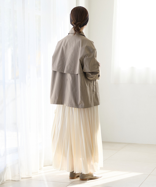 IENA（イエナ）の「シングルトレンチショートコート（トレンチコート・レディース・アイボリー/ベージュ系その他・FREE）」の19枚目の写真