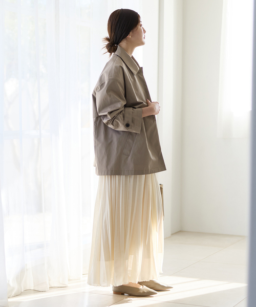 IENA（イエナ）の「シングルトレンチショートコート（トレンチコート・レディース・アイボリー/ベージュ系その他・FREE）」の18枚目の写真