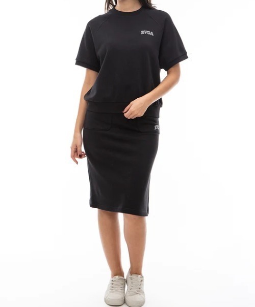 RVCA(ルーカ)の「【RVCA/ルーカ】ARCH RVCA SWEAT ST/バックプリントアーチカレッジロゴ半袖ライトスウェット・トレーナー(スウェット・レディース・グレー・MEDIUM)」の10枚目の写真