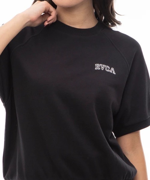RVCA(ルーカ)の「【RVCA/ルーカ】ARCH RVCA SWEAT ST/バックプリントアーチカレッジロゴ半袖ライトスウェット・トレーナー(スウェット・レディース・グレー・MEDIUM)」の11枚目の写真