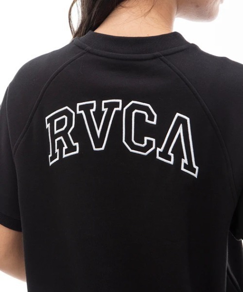 RVCA(ルーカ)の「【RVCA/ルーカ】ARCH RVCA SWEAT ST/バックプリントアーチカレッジロゴ半袖ライトスウェット・トレーナー(スウェット・レディース・グレー・MEDIUM)」の8枚目の写真