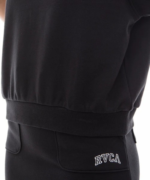 RVCA(ルーカ)の「【RVCA/ルーカ】ARCH RVCA SWEAT ST/バックプリントアーチカレッジロゴ半袖ライトスウェット・トレーナー(スウェット・レディース・グレー・MEDIUM)」の2枚目の写真