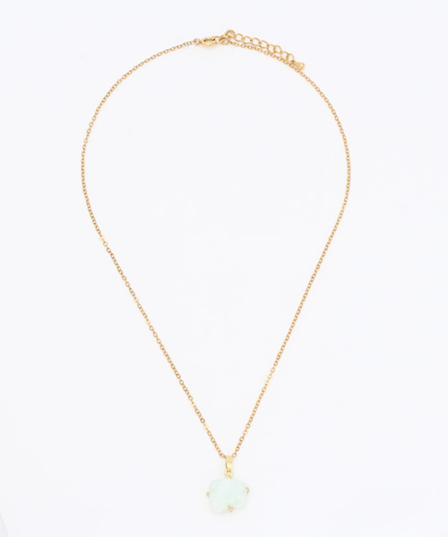 チャイハネ（チャイハネ）の「【チャイハネ】ラフストーンネックレス（ネックレス・レディース・アクア/ピンク/パープル/ホワイト・FREE）」の5枚目の写真