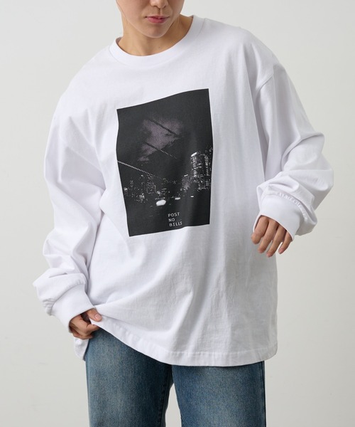 COLONY 2139(コロニートゥーワンスリーナイン)の「スクエアフォトプリントロンT(Tシャツ/カットソー・メンズ・ブラック/ホワイト・LARGE/MEDIUM)」の2枚目の写真