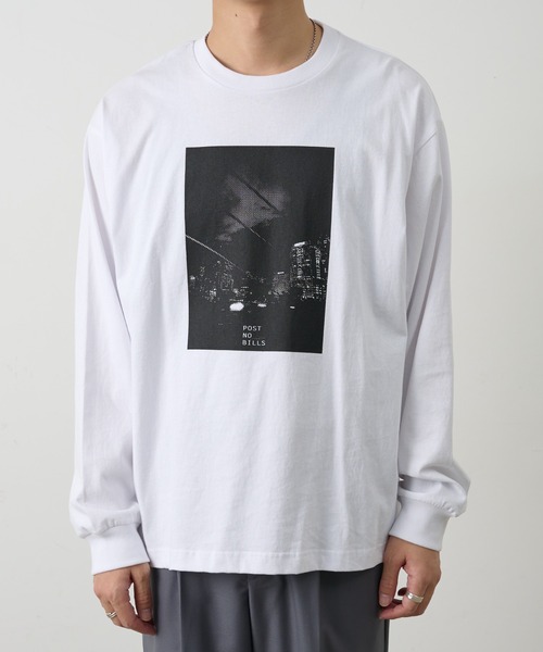 COLONY 2139(コロニートゥーワンスリーナイン)の「スクエアフォトプリントロンT(Tシャツ/カットソー・メンズ・ブラック/ホワイト・LARGE/MEDIUM)」の5枚目の写真