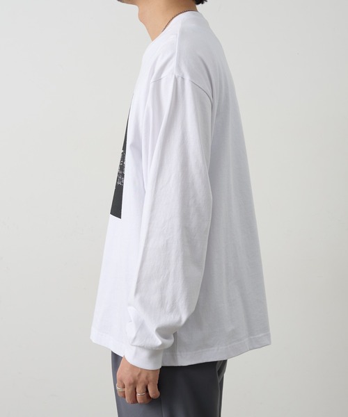 COLONY 2139(コロニートゥーワンスリーナイン)の「スクエアフォトプリントロンT(Tシャツ/カットソー・メンズ・ブラック/ホワイト・LARGE/MEDIUM)」の6枚目の写真