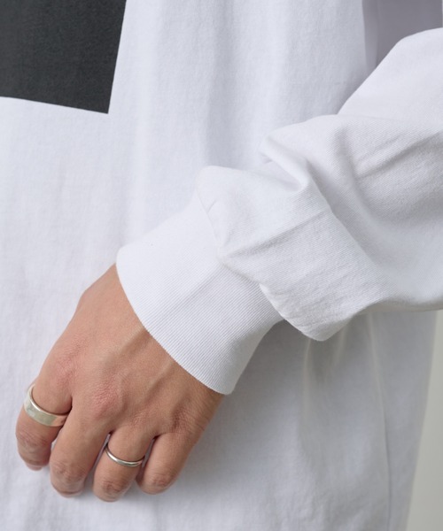 COLONY 2139(コロニートゥーワンスリーナイン)の「スクエアフォトプリントロンT(Tシャツ/カットソー・メンズ・ブラック/ホワイト・LARGE/MEDIUM)」の9枚目の写真