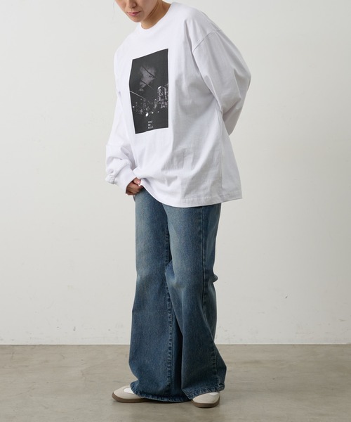 COLONY 2139(コロニートゥーワンスリーナイン)の「スクエアフォトプリントロンT(Tシャツ/カットソー・メンズ・ブラック/ホワイト・LARGE/MEDIUM)」の16枚目の写真