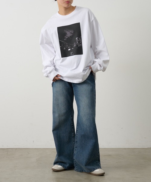 COLONY 2139(コロニートゥーワンスリーナイン)の「スクエアフォトプリントロンT(Tシャツ/カットソー・メンズ・ブラック/ホワイト・LARGE/MEDIUM)」の15枚目の写真