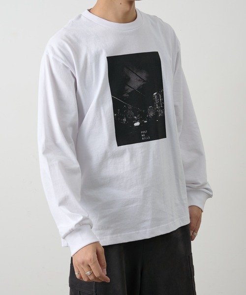 COLONY 2139(コロニートゥーワンスリーナイン)の「スクエアフォトプリントロンT(Tシャツ/カットソー・メンズ・ブラック/ホワイト・LARGE/MEDIUM)」の22枚目の写真