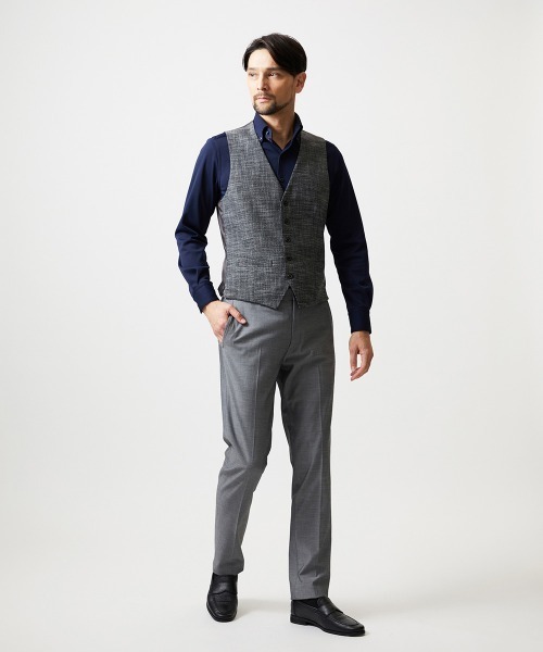 MICHEL KLEIN HOMME (ミッシェルクランオム)の「【セットアップ】3ピース対応リバーシブルベスト(ベスト・メンズ・ネイビー・X-LARGE/LARGE/MEDIUM)」の5枚目の写真