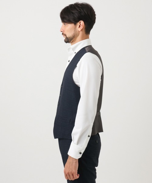 MICHEL KLEIN HOMME (ミッシェルクランオム)の「【セットアップ】3ピース対応リバーシブルベスト(ベスト・メンズ・ネイビー・X-LARGE/LARGE/MEDIUM)」の7枚目の写真
