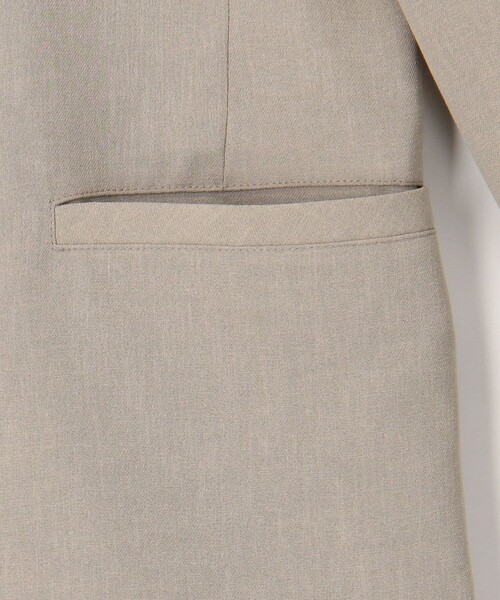 NOLLEY’S(ノーリーズ)の「《セットアップ対応》【UVカット・接触冷感】ライトツイルノーカラージャケット(ノーカラージャケット・レディース・ベージュ/ネイビー/ブラウン・38/36)」の10枚目の写真