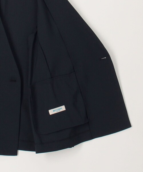 NOLLEY’S(ノーリーズ)の「《セットアップ対応》【UVカット・接触冷感】ライトツイルノーカラージャケット(ノーカラージャケット・レディース・ベージュ/ネイビー/ブラウン・38/36)」の21枚目の写真