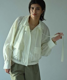 Anside（アンサイド）の「スタンドブラウスブルゾン（ブルゾン）」