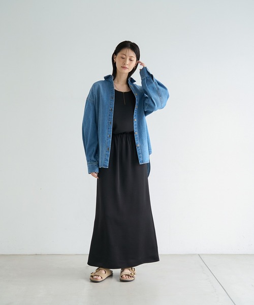 meilmada（メイルマダ）の「2wayデニムボウタイシャツ（シャツ/ブラウス・レディース・ブルー・FREE）」の11枚目の写真