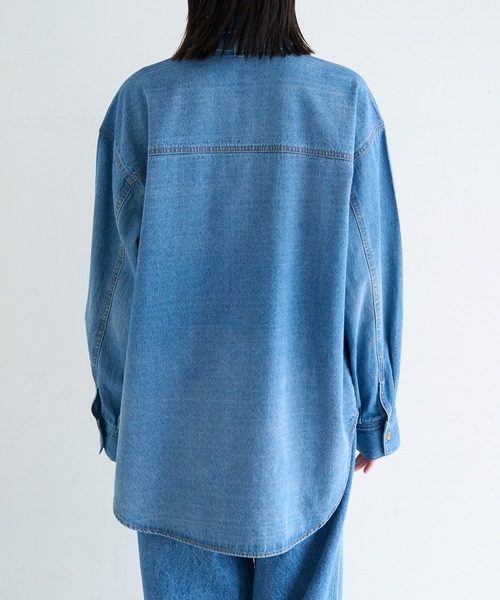 meilmada（メイルマダ）の「2wayデニムボウタイシャツ（シャツ/ブラウス・レディース・ブルー・FREE）」の17枚目の写真