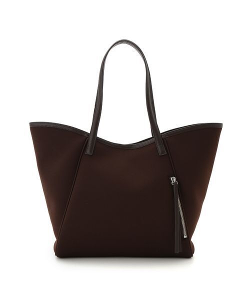 emmi（エミ）の「ネオプレーンビッグトートバッグ（トートバッグ・レディース・チャコールグレー/ブラック/ブラウン・F）」の21枚目の写真