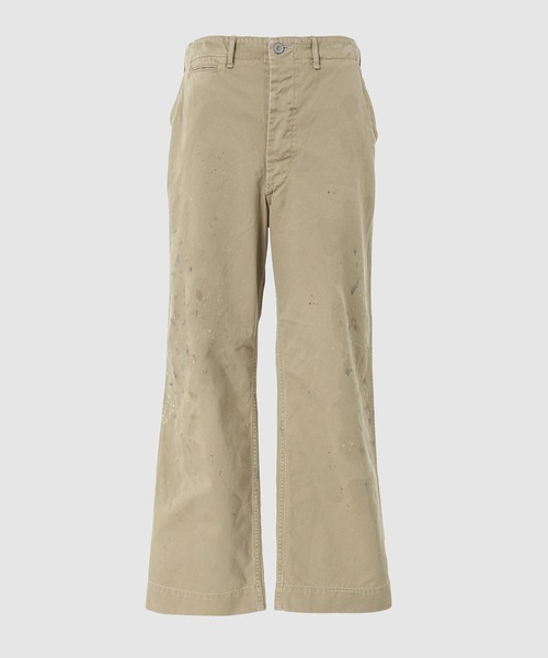 BOW WOW(バウワウ)の「41 KHAKI TROUSERS AGED(チノパンツ・メンズ・カーキ・L/XXX-LARGE)」の1枚目の写真