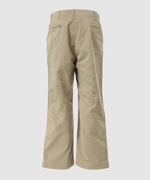 BOW WOW(バウワウ)の「41 KHAKI TROUSERS AGED(チノパンツ・メンズ・カーキ・L/XXX-LARGE)」の2枚目の写真