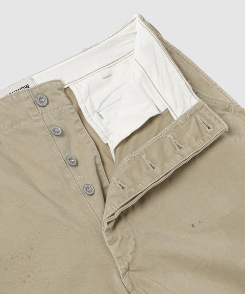 BOW WOW(バウワウ)の「41 KHAKI TROUSERS AGED(チノパンツ・メンズ・カーキ・L/XXX-LARGE)」の7枚目の写真