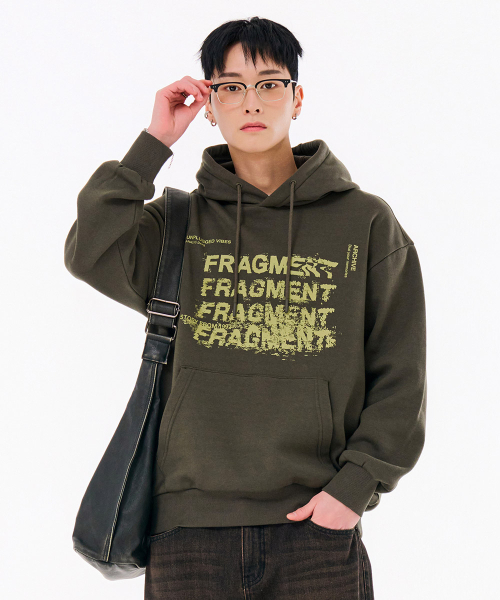 CHASECULT（チェイスカルト）の「男性 起毛 グラフィック フードパーカー - グリーン（パーカー・メンズ・グリーン・100/105/95）」の3枚目の写真