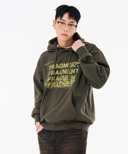 CHASECULT（チェイスカルト）の「男性 起毛 グラフィック フードパーカー - グリーン（パーカー・メンズ・グリーン・100/105/95）」の5枚目の写真