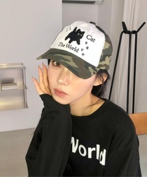 CATSAVETHEWORLD（キャットセーブザワールド）の「◇CATSAVETHEWORLD◇ブランド直輸入正規品/ピクセルアートボールキャップ Pixel Art Ball Cap（キャップ）」