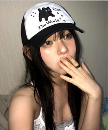 CATSAVETHEWORLD（キャットセーブザワールド）の「◇CATSAVETHEWORLD◇ブランド直輸入正規品/ピクセルアートボールキャップ Pixel Art Ball Cap（キャップ）」