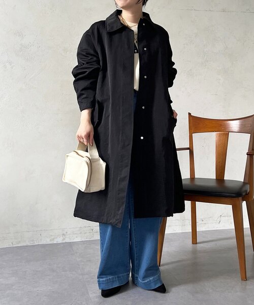 un dix cors（アンディコール）の「2wayスタンカラーコート（その他アウター・レディース・モカ・FREE）」の3枚目の写真