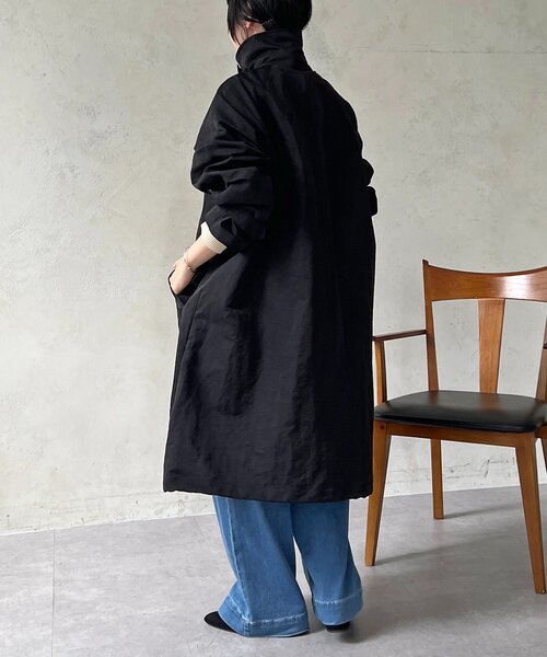 un dix cors（アンディコール）の「2wayスタンカラーコート（その他アウター・レディース・モカ・FREE）」の6枚目の写真