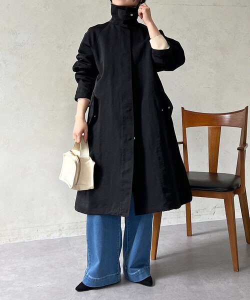 un dix cors（アンディコール）の「2wayスタンカラーコート（その他アウター・レディース・モカ・FREE）」の7枚目の写真