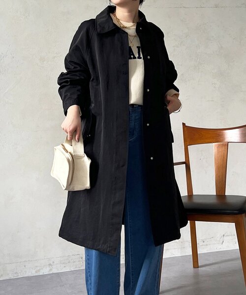 un dix cors（アンディコール）の「2wayスタンカラーコート（その他アウター・レディース・モカ・FREE）」の8枚目の写真