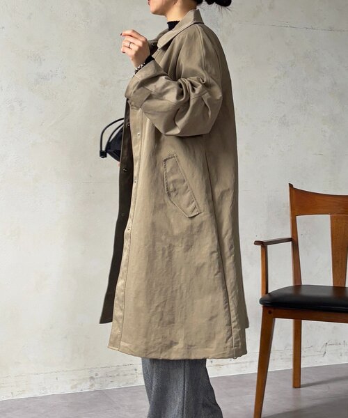 un dix cors（アンディコール）の「2wayスタンカラーコート（その他アウター・レディース・モカ・FREE）」の11枚目の写真