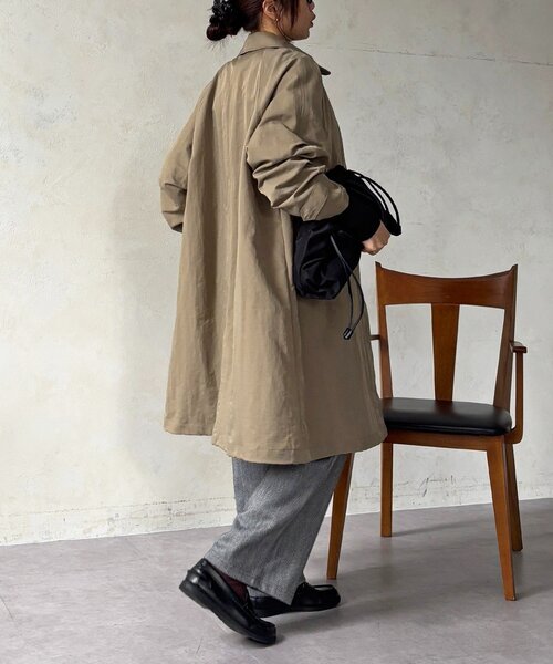 un dix cors（アンディコール）の「2wayスタンカラーコート（その他アウター・レディース・モカ・FREE）」の15枚目の写真