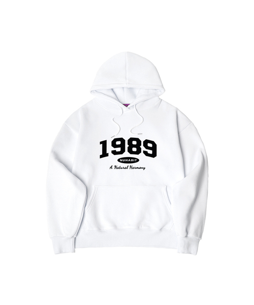 NUHABIT(ニューハビット)の「N/H DAILY CLOTHES オーバーサイズ 起毛 フードパーカー_ホワイト (SOH4-4NH1191)(パーカー・メンズ・Off White・LARGE/MEDIUM/X-LARGE)」の1枚目の写真