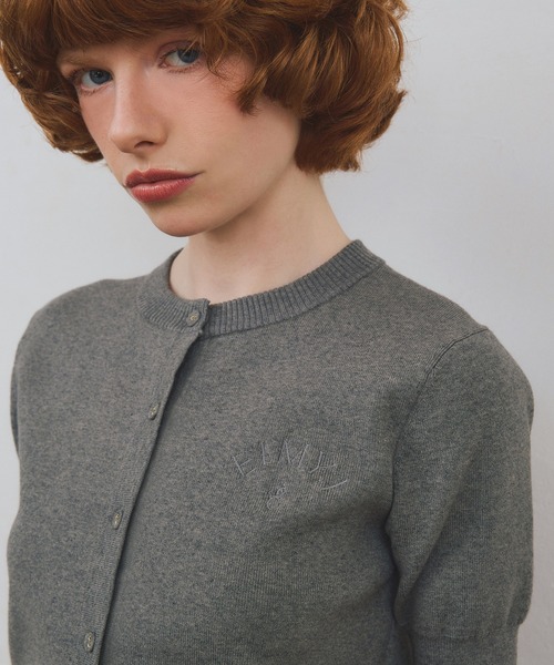 EIMY ISTOIRE（エイミーイストワール）の「【PRE ORDER】プリーツミニスカートカーデニットセットアップ（ワンピース・レディース・キャメル/グレー/ブラック・F）」の11枚目の写真