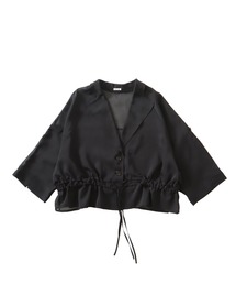 DRESSLAVE（ドレスレイブ）の「sheer organdy shirt jacket(シアーオーガンジーシャツジャケット)（テーラードジャケット）」