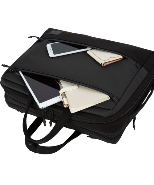 MACKINTOSH PHILOSOPHY(マッキントッシュ フィロソフィー)の「ビジネスリュック トロッターバッグ5 19/24L B4サイズ 15.6インチPC 2way 68187(ビジネスバッグ・メンズ・ネイビー/ブラック・FREE)」の9枚目の写真