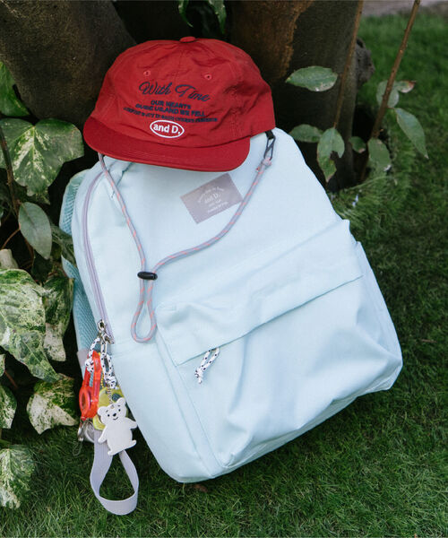 and D. petit main（アンドディープティマイン）の「紐付きししゅうカラーキャップ（キャップ・キッズ・カーキ/レッド/ネイビー・F）」の12枚目の写真