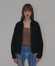 ORDINARY HOLIDAY（オーディナリー ホリデー）の「SUEDE OVERFIT JUMPER [BLACK]（その他アウター）」