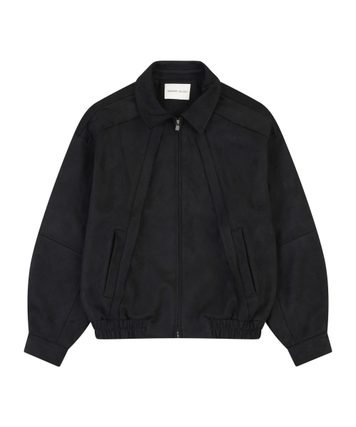 ORDINARY HOLIDAY（オーディナリー ホリデー）の「SUEDE OVERFIT JUMPER [BLACK]（その他アウター・レディース・その他・FREE）」の2枚目の写真