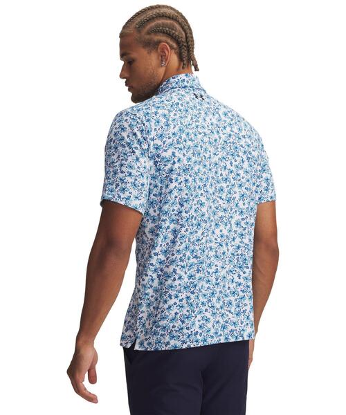 UNDER ARMOUR(アンダーアーマー)の「UAプレーオフ3.0 プリント ポロ(ゴルフ/メンズ)(ポロシャツ・メンズ・ホワイト系その他・XL/L/M/2XL/3XL/S)」の2枚目の写真