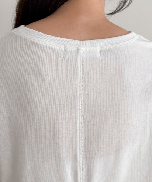 fredy emue(フレディエミュ)の「シアーphotoロンTシャツ(Tシャツ/カットソー・レディース・ライトグレー/オフホワイト/ブラック・38)」の12枚目の写真