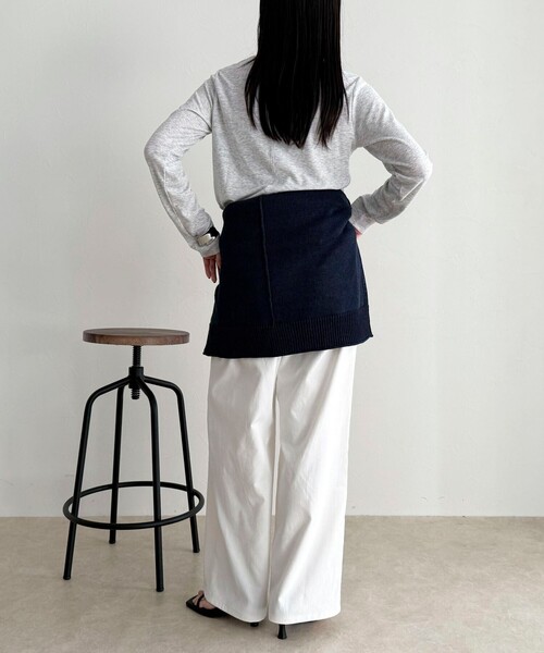 fredy emue(フレディエミュ)の「シアーphotoロンTシャツ(Tシャツ/カットソー・レディース・ライトグレー/オフホワイト/ブラック・38)」の17枚目の写真