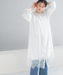 URBAN RESEARCH ROSSO WOMEN | レース切り替えガウンワンピース(ワンピース)