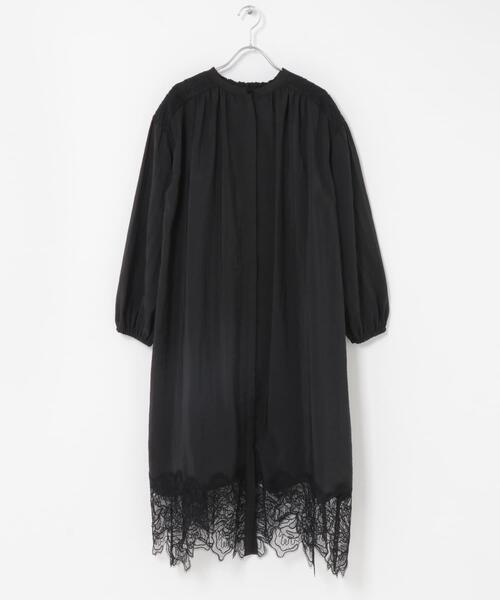 URBAN RESEARCH ROSSO WOMEN(アーバンリサーチ ロッソ)の「レース切り替えガウンワンピース(ワンピース・レディース・ブラック/オフホワイト・FREE)」の20枚目の写真