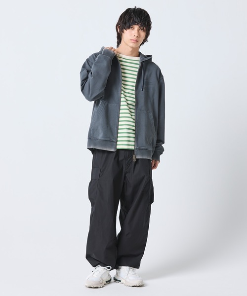 LACOSTE(ラコステ)の「ヴィンテージエフェクト ロゴジップフーディー(パーカー・メンズ・イエロー/グレイッシュブルー/ピンク/ダークアッシュ・2/5/3/4)」の11枚目の写真