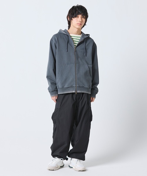 LACOSTE(ラコステ)の「ヴィンテージエフェクト ロゴジップフーディー(パーカー・メンズ・イエロー/グレイッシュブルー/ピンク/ダークアッシュ・2/5/3/4)」の10枚目の写真